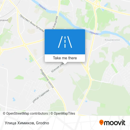 Улица Химиков map