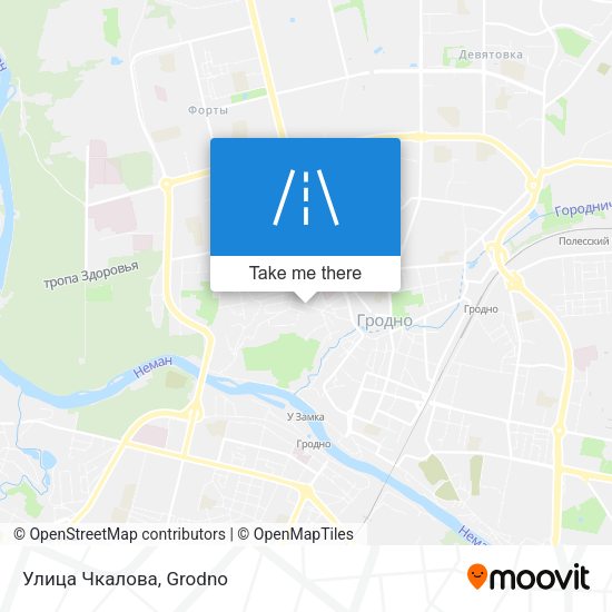 Улица Чкалова map