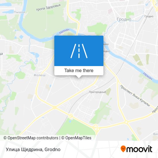 Улица Щедрина map