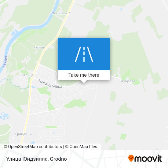 Улица Юндзилла map