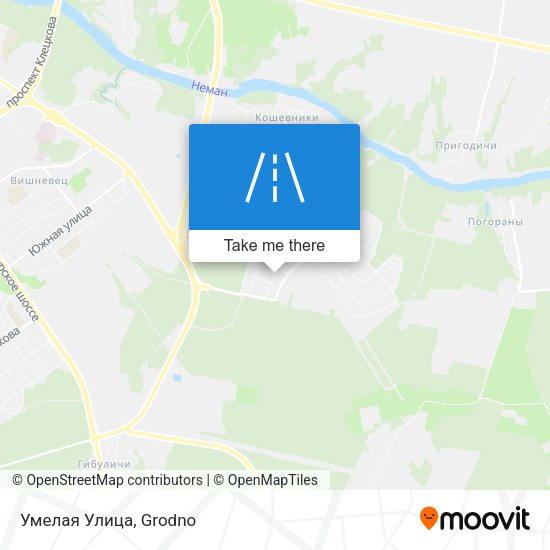 Умелая Улица map