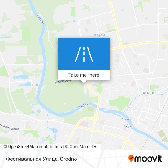 Фестивальная Улица map