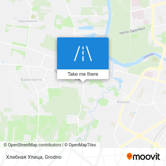 Хлебная Улица map