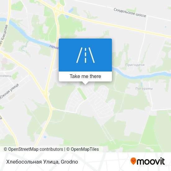 Хлебосольная Улица map