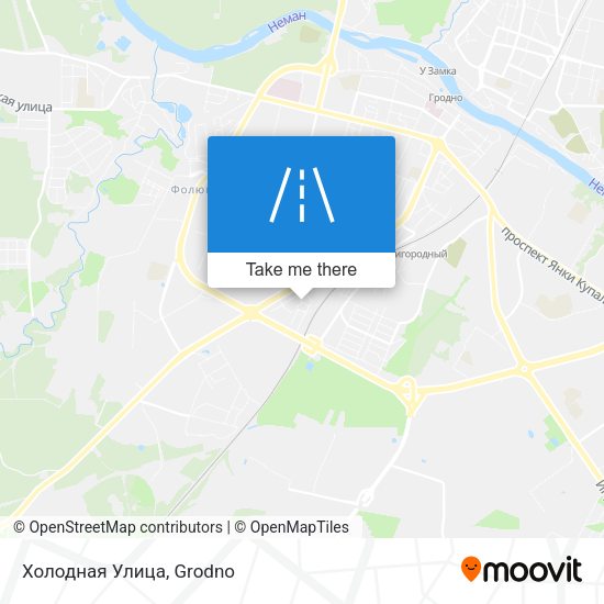 Холодная Улица map