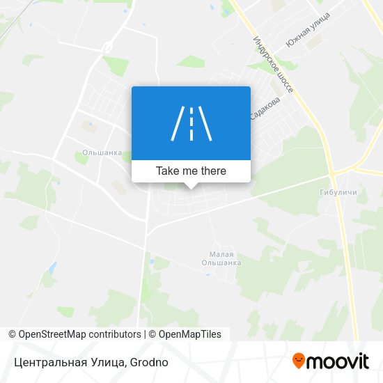 Центральная Улица map