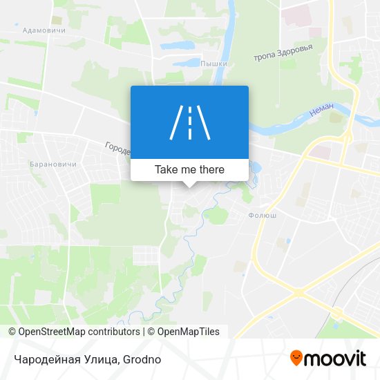 Чародейная Улица map