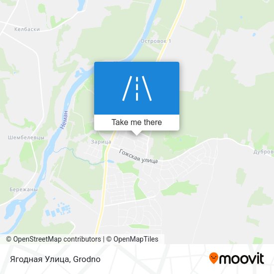 Ягодная Улица map