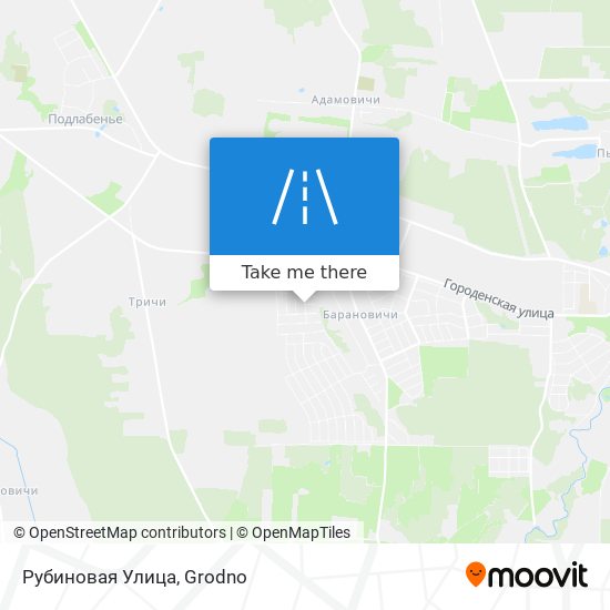 Рубиновая Улица map