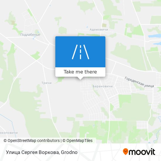 Улица Сергея Воркова map