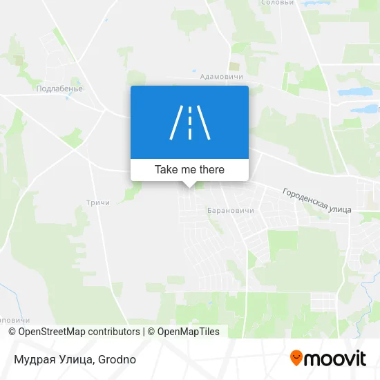 Мудрая Улица map