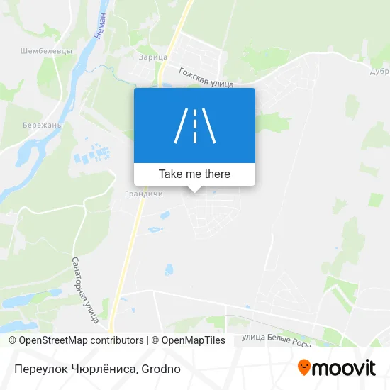 Переулок Чюрлёниса map