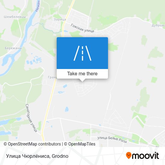 Улица Чюрлёниса map