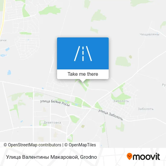 Улица Валентины Макаровой map