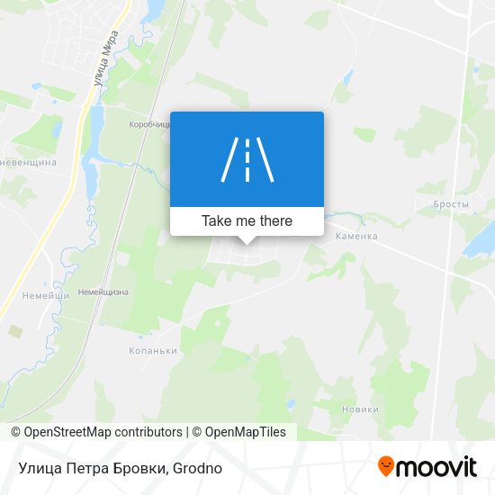 Улица Петра Бровки map