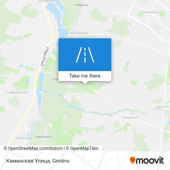 Каменская Улица map