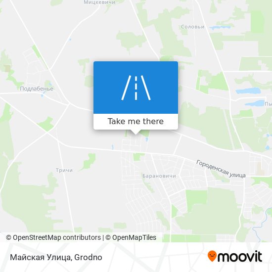 Майская Улица map