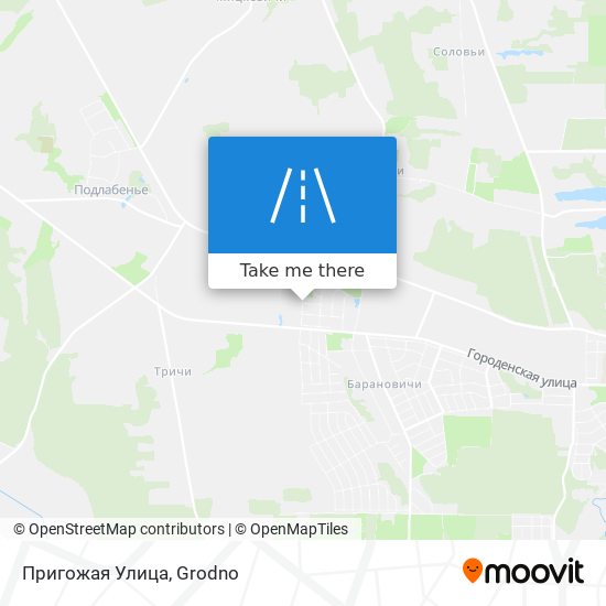 Пригожая Улица map