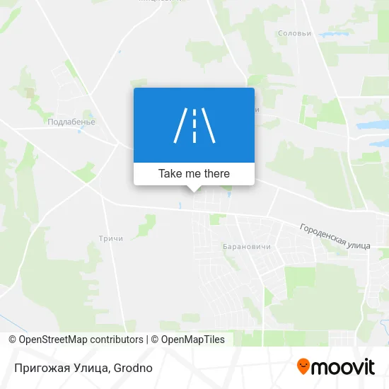 Пригожая Улица map