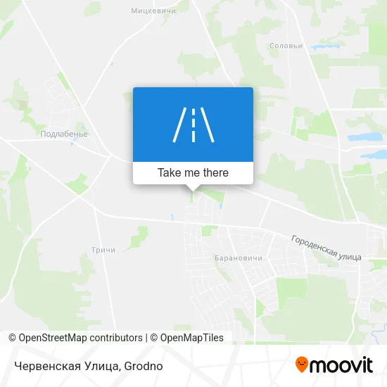 Червенская Улица map