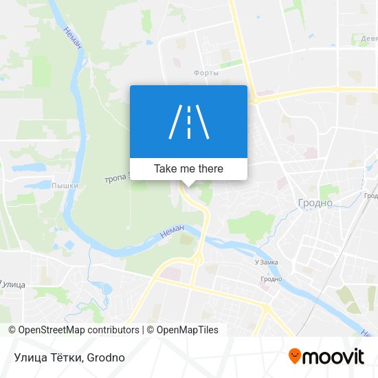 Улица Тётки map