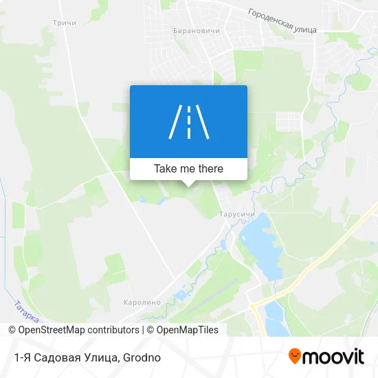 1-Я Садовая Улица map