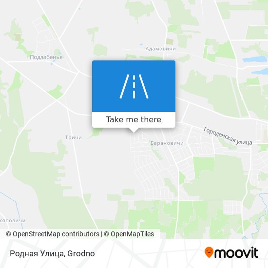 Родная Улица map