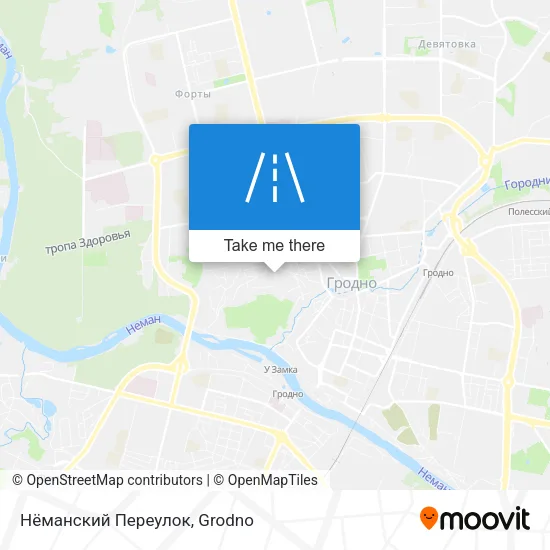Нёманский Переулок map