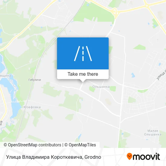 Улица Владимира Короткевича map