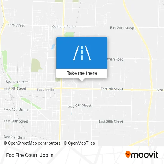Fox Fire Court map