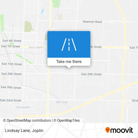 Mapa de Lindsay Lane
