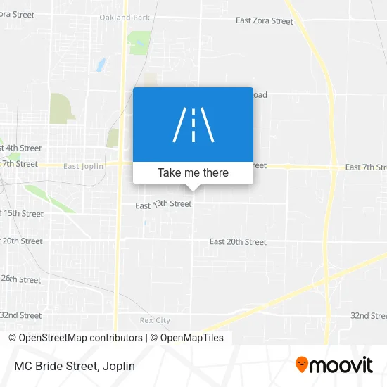 MC Bride Street map