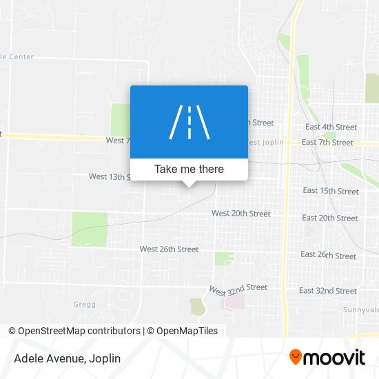 Adele Avenue map