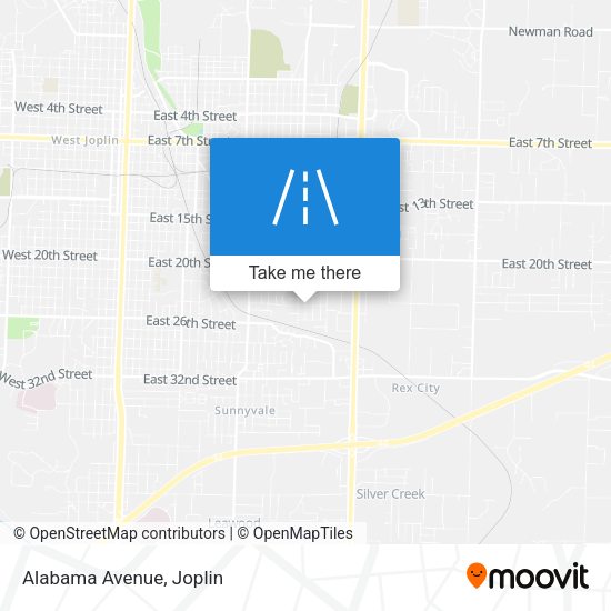 Mapa de Alabama Avenue