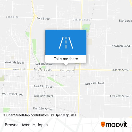 Mapa de Brownell Avenue