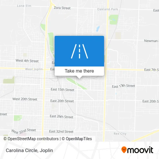 Carolina Circle map