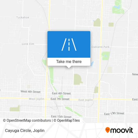 Cayuga Circle map