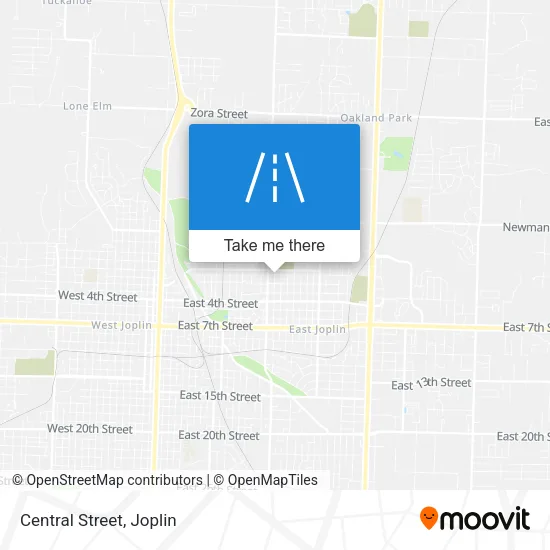 Central Street map