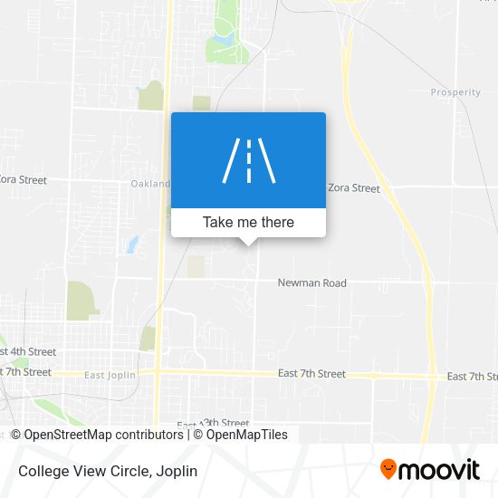 College View Circle map