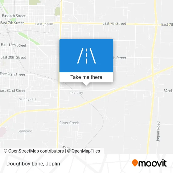 Doughboy Lane map