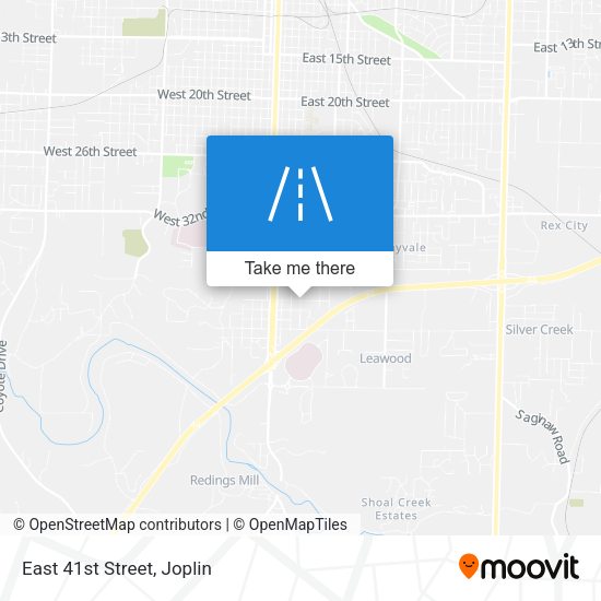 Mapa de East 41st Street