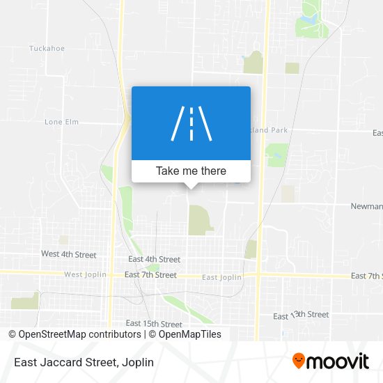 Mapa de East Jaccard Street