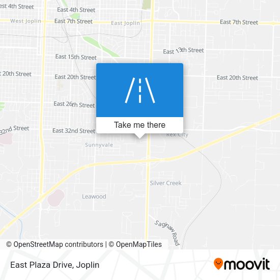 East Plaza Drive map