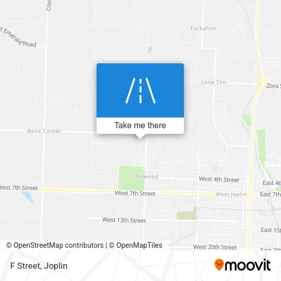 F Street map