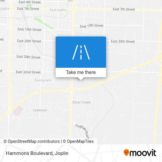 Hammons Boulevard map