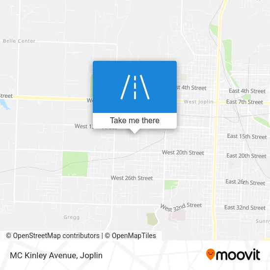 MC Kinley Avenue map