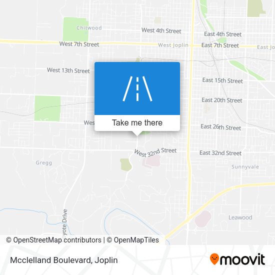 Mcclelland Boulevard map