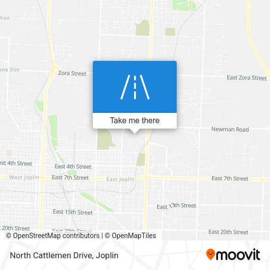 Mapa de North Cattlemen Drive