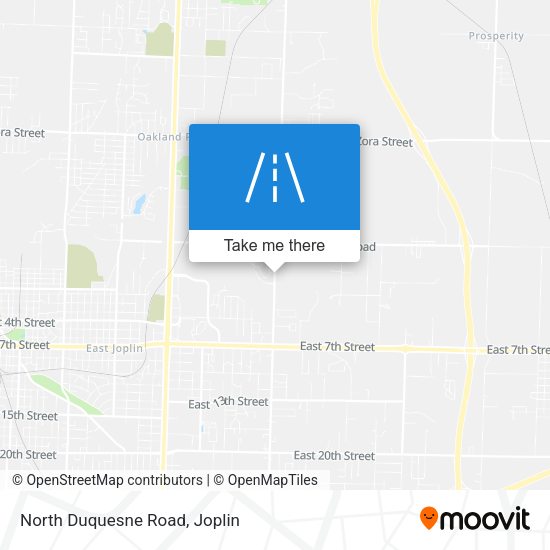North Duquesne Road map