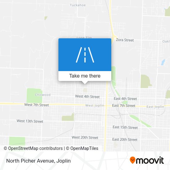 Mapa de North Picher Avenue